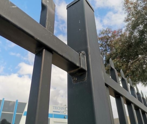 Australian Standard Tubular Fence Pressed Spear Top Security Steel Picket Garrison Fence
