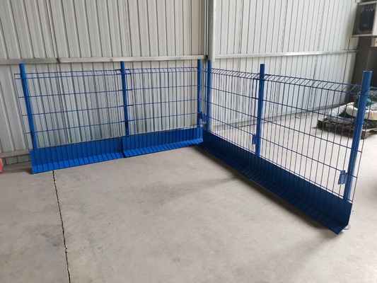 Colour Blue Edge Protection Fence Wire Mesh Pvc Coated Temporary