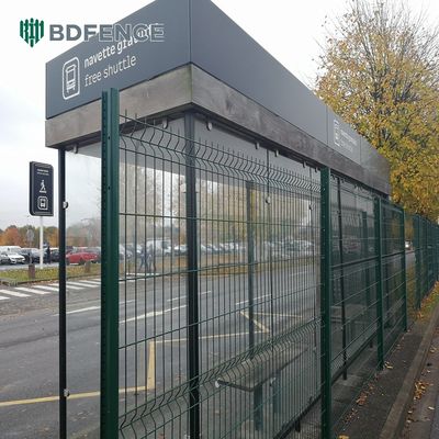 Home & Outdoor 3D Curved Welded Wire Mesh Garden Fence Panel Decorative ...